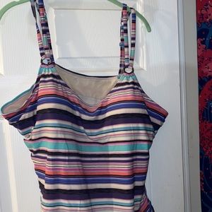 Striped tankini